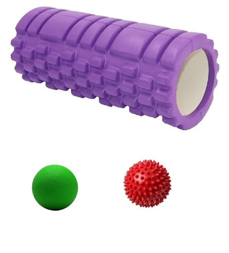 Image of Bodylastics 33cms Foam Roller for Deep Tissue Massage, Relief from Sore Muscles Pain, Pre & Post Exercise Fitness Workout Sessions