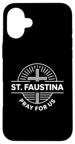 ���t�@�E�X�e�B�i Pray For Us Divine Mercy Catholic �X�}�z�P�[�X iPhone 16 Plus �p