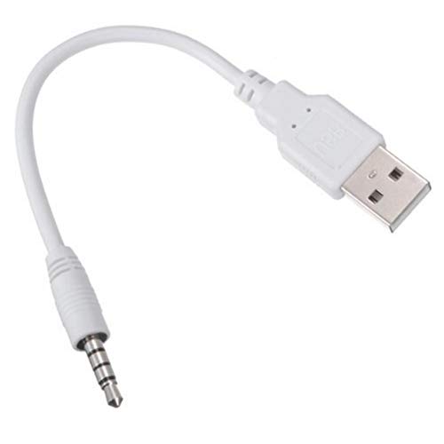 TOSSPER Chargeur USB Sync câble audio jack 3,5 mm à cordon pour iPod Shuffle 2 2 GEN
