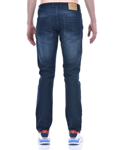 Image of Numero Uno Men's Dark Indigo Skinny Fit Sustainable Jeans