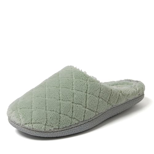 Pantoufles tissu éponge matelassé femme chausson confortable