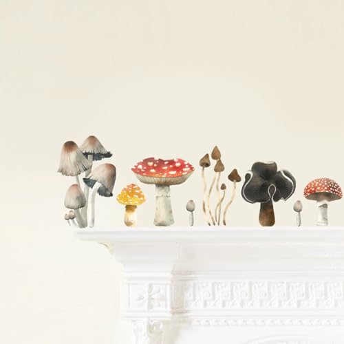Vinilos decorativos de set de 12 con tema bosque