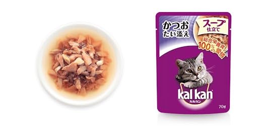 カルカン パウチ 1歳から 成猫用 スープ仕立て : まぐろ 70g - 子猫用