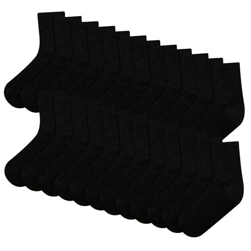 Chaussettes unies en coton respirantes pour femme : chaussettes durables et confortables 37-40