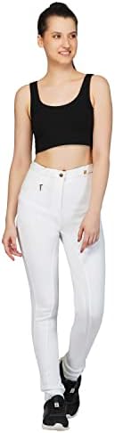 Women's Cotton Lycra Jodhpurs JODPHURS JODS Soft Knee Patch Equestrian 4 Way Stretch Ladies Horse Riding Pants