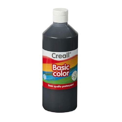 CreallHavo30080 500 Ml 20 Black Havo Basic Color Poster Paint Bottle
