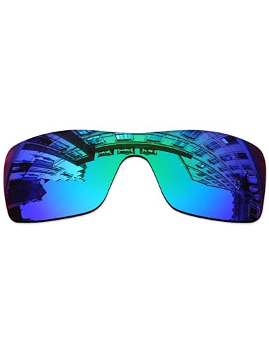 Image of Lenses Replacement for Oakley Batwolf OO9101 Sunglass - Jade MirrorCoat Polarized