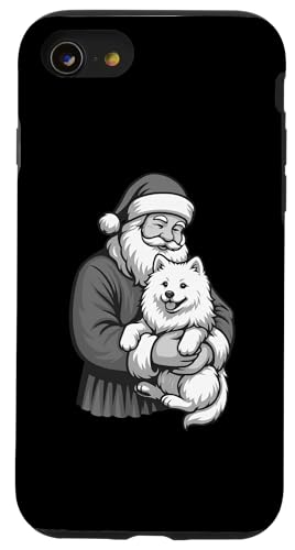 サモエド サンタ クロース クリスマス 犬好き スマホケース iPhone SE (2020) / 7 / 8 用