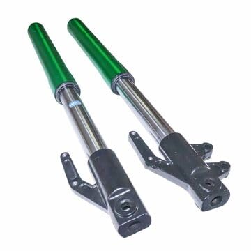 Tauchrohr Standrohr Set grün 650 mm Dirtbike Pitbike 4 Takt