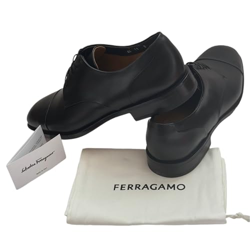 Gavino (D/Medium) Leather Cap Toe Black Derby Oxford Formal Casual Men's Dress Shoes (Salvatore2