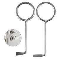 2 Stück BuntbartschlüSsel,UniversalschlüSsel Dietrich Set Profi, Dietrich, ZimmertüR, öFfnet Nahezu Jede TüR, TüRöFfnungswerkzeug Lockpick, Lock Picking Tool Set Dietrich SchlüSsel für Schrank