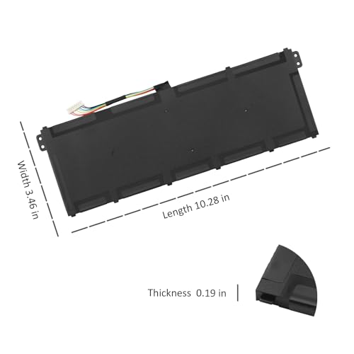 Image of AP18C4K Battery Replacement for Acer Aspire 5 A514-52 A515-43 A515-44 A514-52K A514-52G A515-43G A515-44G Chromebook 314 CB314-1H CB314-1HT Spin 3 SP314-54N SP314-54N-57VR Spin 713 CP713-2W-3311 48Wh