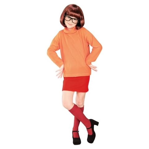 BLOSSOMZ Velma From Kids Cartoon Costume Large Cover