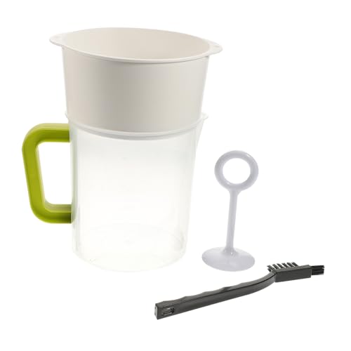 LIFKOME 4Piezas Filtros de Leche Colador Prensa y Cepillo de Limpieza para Preparar Leche Vegetal y Kéfir