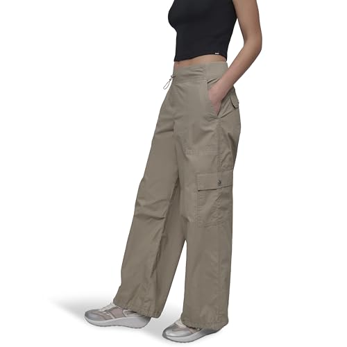 DKNY womens Wide Leg Adjustable Waistcord Cargo Pant3