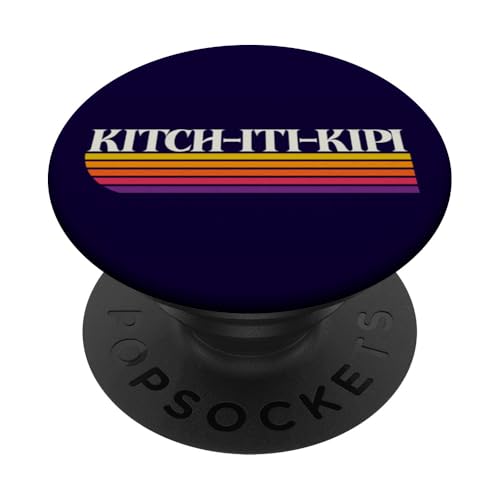 Graphique rétro Kitch-Iti-Kipi Michigan - Kitch-Iti-Kipi MI PopSockets PopGrip Adhésif