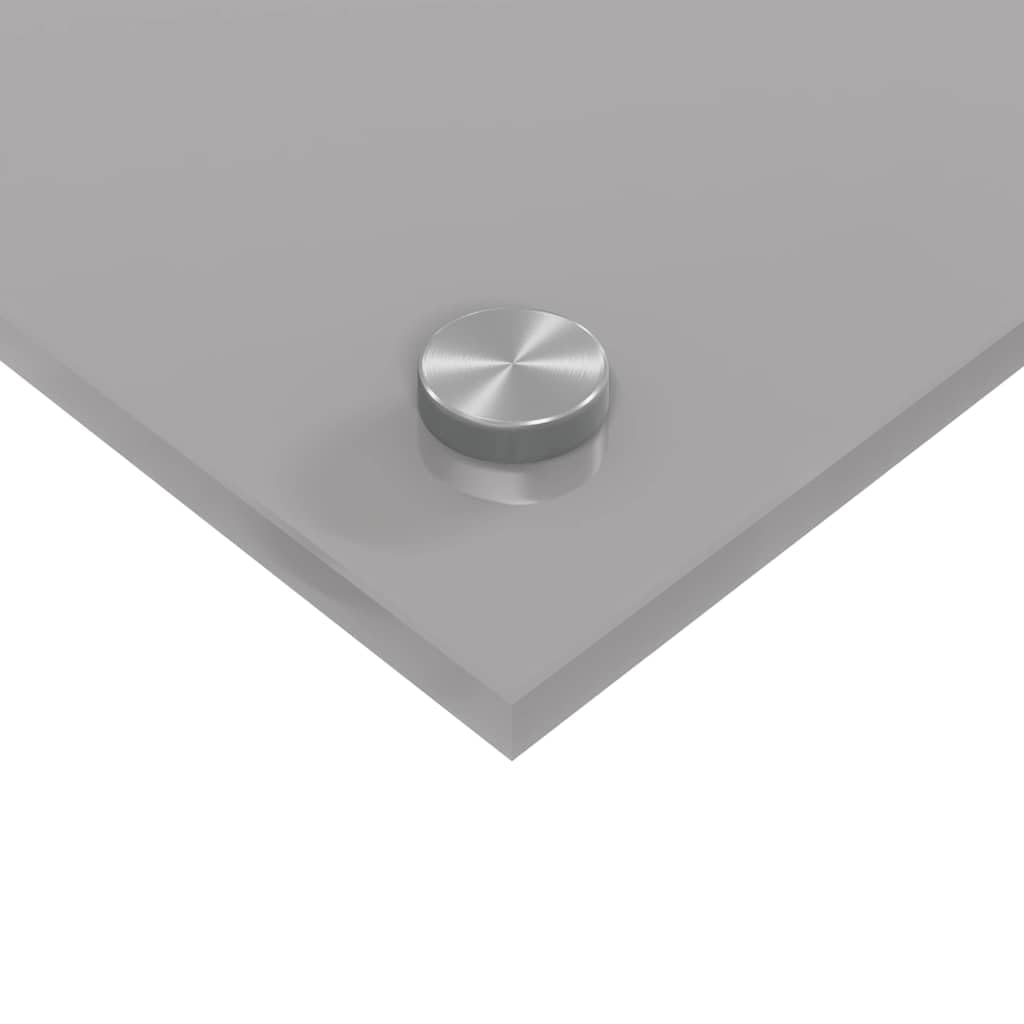 vidaXL Panel kuchenny Jasnoszary 70 x 40 cm szkło hartowane, Nowoczesny, trwały szkło backsplash do kuchni, odporny na ciepło, stylowy wygląd, łatwy montaż
