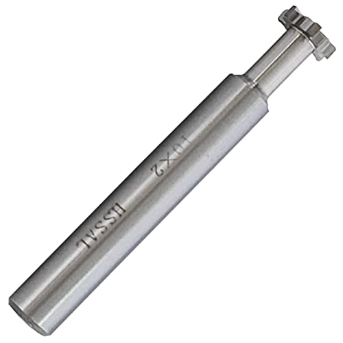 Nacx C341-344 Hss-Al T Slot End Mill Milling Cutter,High-Speed Steel Woodruff Keyseat Cutter cover
