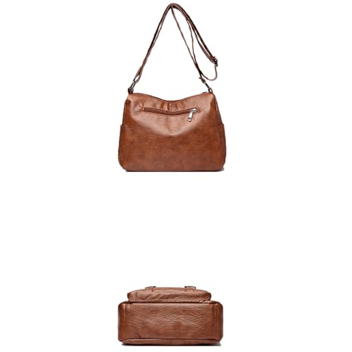 Women Shoulder Bag Soft PU Leather Crossbody Bag Pouch Travel Purse for Birthday3