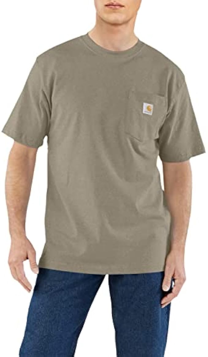 Carhartt Men's Loose Fit Heavyweight Short-Sleeve Pocket T-Shirt
