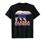alaska orso grizzly souvenir maglietta