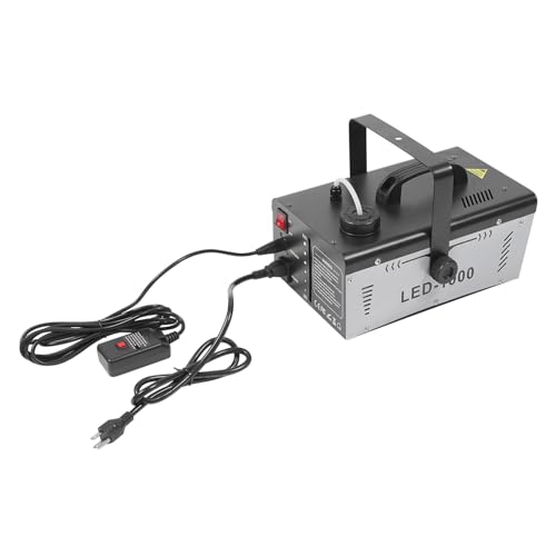 Máquina de humo con 18 luces LED y control remoto inalámbrico miniatura 3