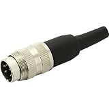 amphenol stecker crimpen 3- bis 12polige Steckverbinder mit Schraubenverriegelung und Lötanschluss, innenliegender Kabelzugentlastung und durchverbundener Abschirmung in gestecktem und verriegeltem Zustand (EMV-Sicherheit)