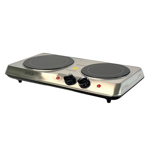 Oypla 2000W Double Hot Plate Hob
