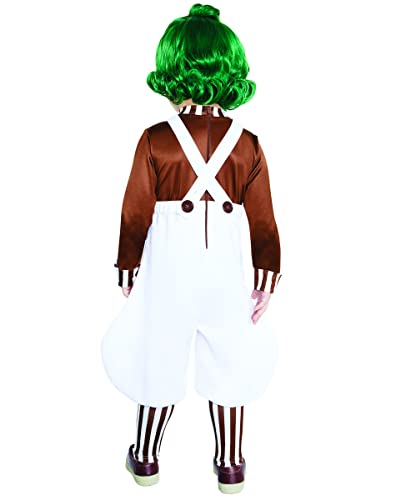 Disfraz bebé Oompa Loompa Willy Wonka oficial miniatura 2