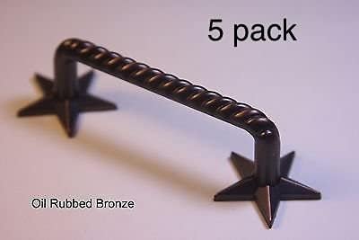 Star Foot Pull ORB Western Cabinet Hardware Drawer PULLS Texas Star PULLS (5)