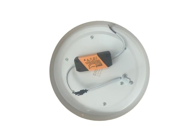 White+Blue Edge-Lit Surface Panel Light Round Ceiling Light 6500K All Rooms, 195*155MM - Image 3