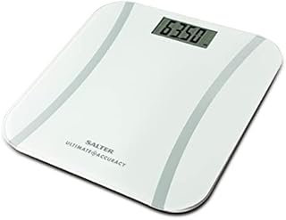 Salter 9073 WH3R Ultimate Accuracy Electronic Scale, 50 g Increments for Precise Readings, Step On, Carpet Feet Included, 180 KG Max Capacity, White