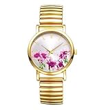 【Simple et Élégant】Cette montre rétractable est dotée d'un cadran rond et d'un boîtier en alliage avec un style simple et élégant. Que ce soit pour un usage quotidien, des réunions d'affaires ou des besoins professionnels, il est à la fois pratique et à la mode.