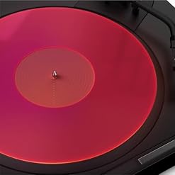 Turntable Mat Record Platter Slipmat: Acrylic Record Player Platter Vinyl Slip Mats for Turntables Antistatic Tighter & Defined Bass, Pink - Les Beatles, Paul McCartney, John Lennon, RIngo Starr, George Harrison
