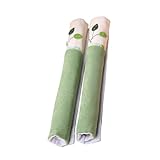 HOUDERCO 2個 冷蔵庫ハンドルカバー 冬用純綿素材 静電気防止 快適な手触り 丸型対応 取外し簡単 洗濯機洗い キッチン家電用オーブン冷蔵庫取