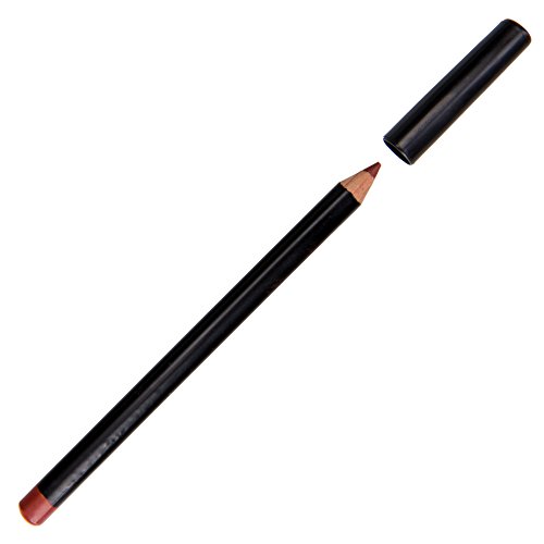 Jill Kirsh Color Lip Liner Pencil: Wood Pencil - Long Lasting Natural Look for Full Lips - Waterproof Cap - Sharpener Not Included in Set, Hollywood's Guru of Hue (Coffee)
