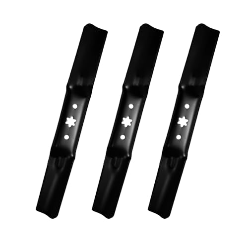 blce 942-05056A High Lift Blades Compatible with 54' Deck Zero Turn Cub Cad-et RZT-L54 XT1 XT2 Troy-Bilt TB2454 Riding Mower Lawn Tractor，Replace 942-05056 742-05056A 742-05056，3 Pack