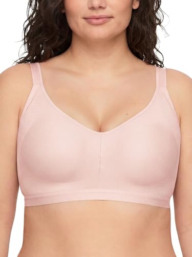 Warner's Womens Easy Does It® Underarm-smoothing With Seamless Stretch Wireless Lightly Lined Comfort Rm3911a T-Shirt Bra, Rosewater, Medium US