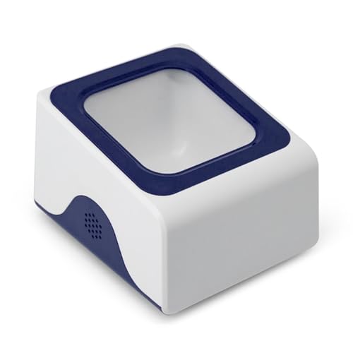 Cocoarm Escáner de Códigos de Barras de Escritorio, Lector Universal de Códigos QR 1D y 2D Eficiente con Decodificación Rápida y Alta Precisión, para Tiendas, Supermercados, Restaurantes