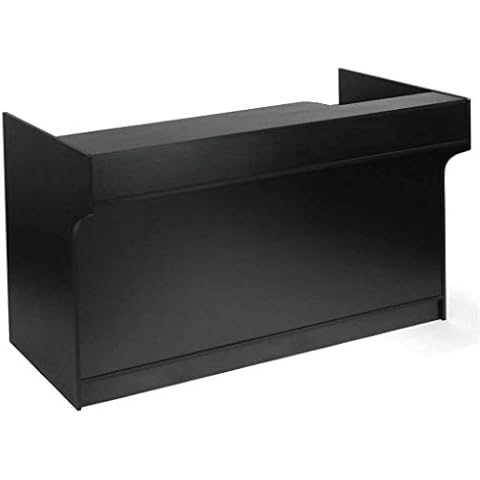 Only Garment Racks 70 in W Free-Standing Black Melamine Register Stand,with Adjustable Shelves,Pull-Out Drawer,and Check Writing Area,#898BLACK Cover