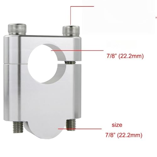 Elevadores de manillar de aluminio con abrazaderas estables para G650GS 4