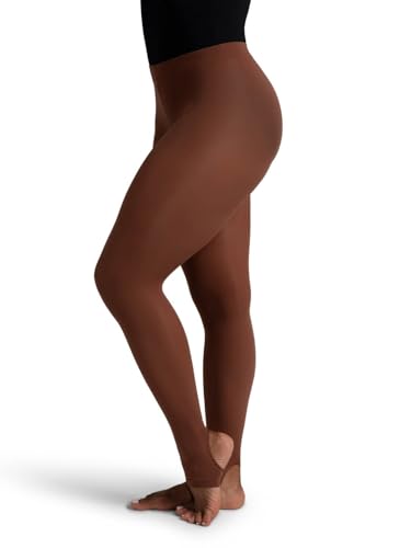 Image of Capezio womens Ultra Soft Self Knit Waistband Stirrup TightTight