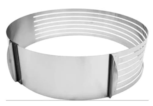 Forma Aro Cortador/fatiador De Bolo Regulável Com 15cm 30cm