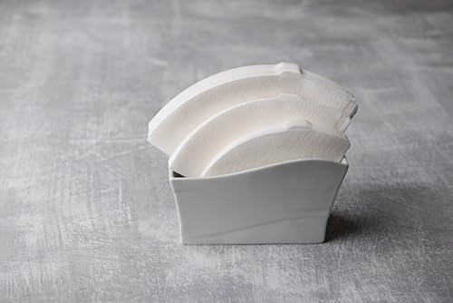 Image of Hario V60 Paper Coffee Filter, Size 01, White, 100ct Box