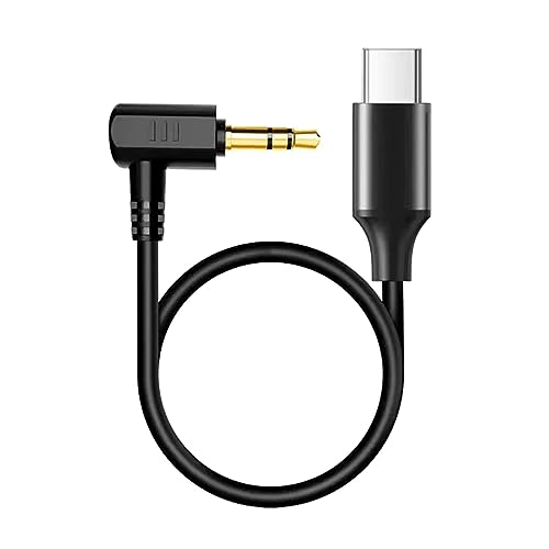 Avejjbaey Cable adaptador de micrófono de 20 cm para Rode Wireless Series, cable de transmisión de audio de alta calidad tipo C a 3,5