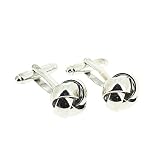 Simon Carter Cufflinks West End Knot Chrome Node - Silver