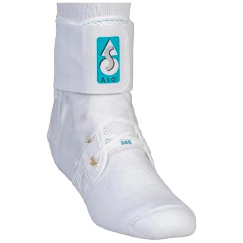 Med Spec ASO Ankle Stabilizer Orthosis, White, Large Cover