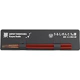 Kasyou Studio 華正工房 うるしけんこう箸 食洗機対応 ( 朱 / 五角 / 21cm / 日本製 ) 高級 加賀蒔絵 おしゃれ 箸 お箸 自宅用 お土産 プチギフト プレゼント 簡易包装