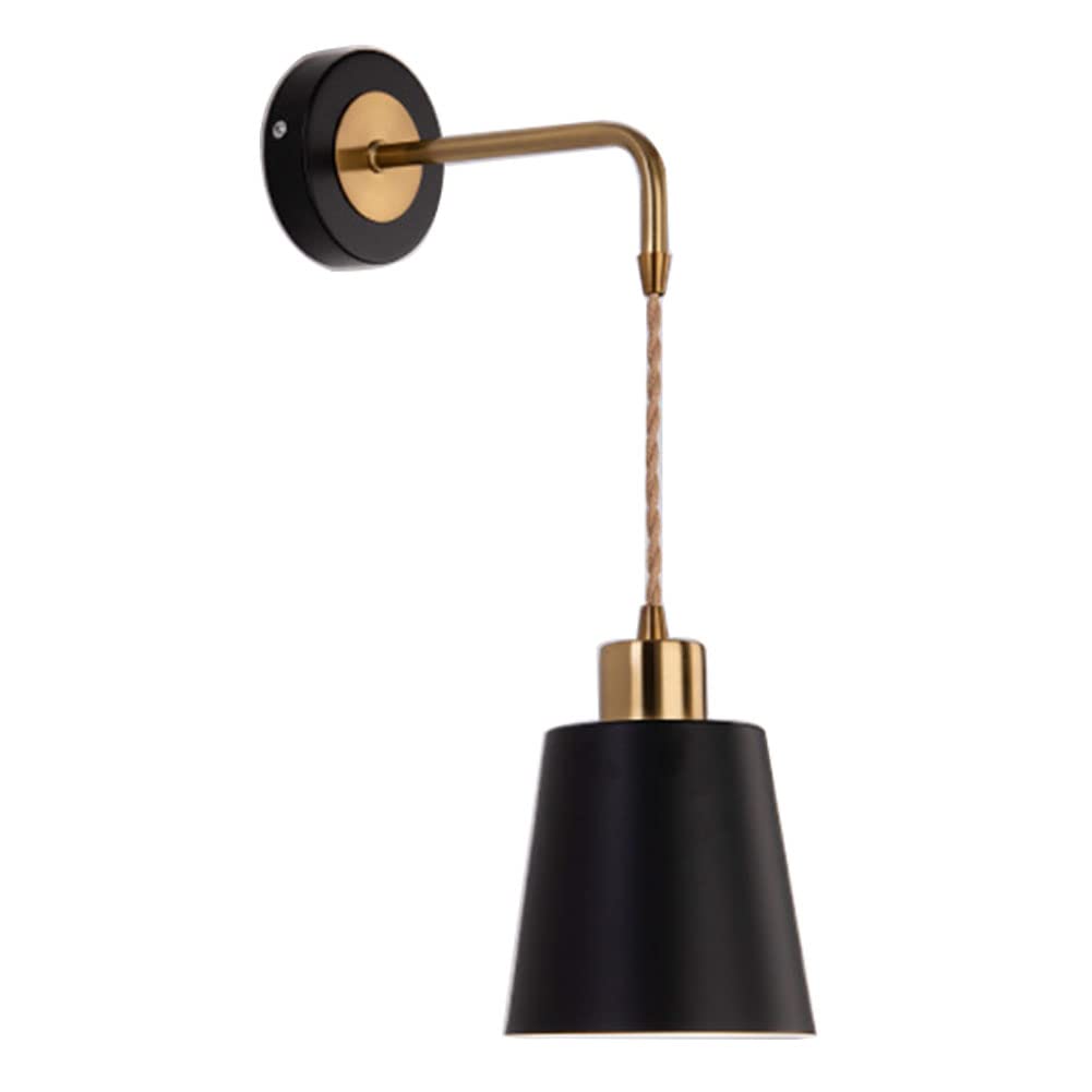 HUAYUSEDF Modern Wall Lamp Simple Black Sconce Lighting Fixtures Living Room Lights Hallway Light for Bedroom Study Aisle (C)(C)
