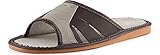  Ladeheid Pantuflas Zapatillas de Casa Hombre LAFA033 (Marrón Oscuro-2, 46 EU)